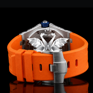 Luxury <b>Automatic</b> Moissanite Diamond Watch Men Full VVS Stone Stainless Steel Watch - Product Image 4