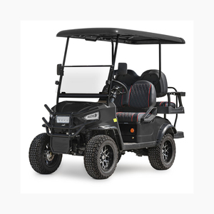 Voiturette de golf électrique 4 places avec pneus tout-terrain sans entretien, idéale pour la patrouille urbaine - Product Image 2