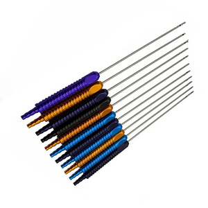 Instrumentos de Cirugía Plástica, Juego de 5 Cánulas de Liposucción Luer Lock con Adaptador de Transferencia de 2 mm en Acero Inoxidable - Product Image 5