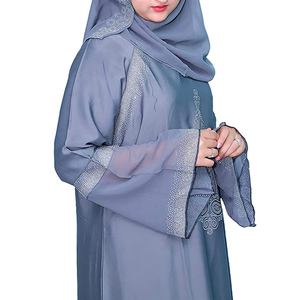 Abaya pour femmes, robe islamique modeste pleine longueur, coupe ample, manches longues, confortable, élégante, vêtement traditionnel pour tous les jours - Product Image 6