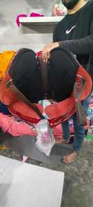 Selle de course d'obstacles australienne avec arbre en bois et matériaux en cuir - Product Image 3