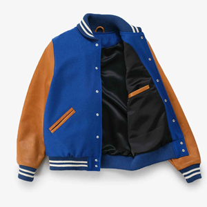 Adjustable Rate <b>Men's</b> Canvas Varsity <b>Jacket</b> Fully Customized Designs Breathable Eco-Friendly Premium Quality - Product Image 4