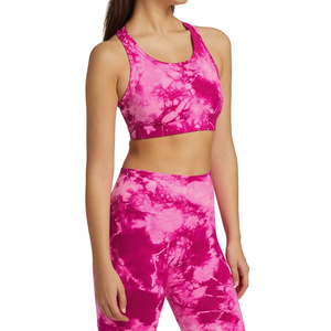 Sujetador Deportivo de Yoga para Mujer, con Estampado Abstracto, de Alta Calidad, Tejido Acanalado Sin Costuras, Ropa Deportiva para Gimnasio, Fitness y Entrenamiento - Product Image 5