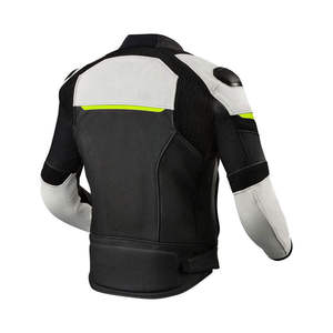 Veste de motard en cuir véritable de haute qualité pour femme, coupe slim, style motard urbain, avec techniques d'impression - Product Image 2
