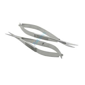 Ciseaux à cils et à sourcils RMI Silver Matt en acier inoxydable, ciseaux à ongles pour manucure, lame droite pointue, durables pour adultes - Product Image 4