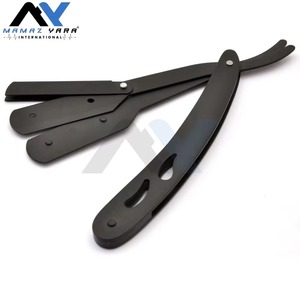 High Quality Vintage Single Blade Folding Stainless Steel Disposable Barber <b>Razor</b> for <b>Men</b> Face Body Shaving Hot Sale Salon Groom - Product Image 1
