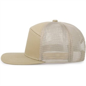 Gorra Trucker de Malla de 6 Paneles, Ajustable, Unisex, Casual, de Color Sólido, para Primavera y Verano - Product Image 3