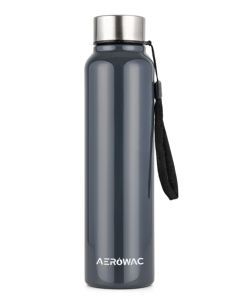 stainless steel vacuum insulated water bottle strap handle lanyard cup lid double wall metal <b>drinkware</b> leakproof reusable - Product Image 4