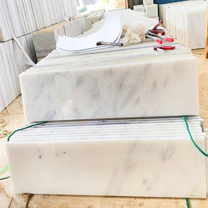 Losas Delgadas de Mármol Blanco Puro Pulido 100% Natural, Impermeables, Duraderas, Ecológicas, Modernas, para Cocina, Baño, Apartamento, Villa - Product Image 4