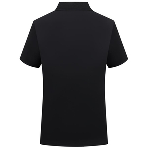 เสื้อเชิ้ตผู้ชายแขนสั้นสำหรับฤดูร้อน ผ้าถัก โพลีเอสเตอร์ 100% แห้งเร็ว คอปกติดกระดุม เสื้อยืดโปรโมชั่น - Product Image 5