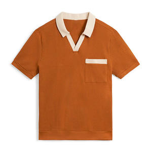 เสื้อโปโลใส่เป็นยูนิฟอร์มสีพื้นผ้าฝ้ายหรือโพลีเอสเตอร์คุณภาพสูงพร้อมบริการสกรีนและปักโลโก้ตามสั่งสำหรับบุรุษ - Product Image 3