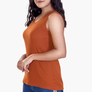 Premium Quality Women's Slim Fit Cotton Tank Tops-Quick Dry Breathable Eco-Friendly OEM Custom Service - Product Image 4
