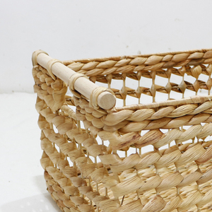 Hamper Boxes Rectangle Spa Gift <b>Basket</b> in Bulk Empty Water Hyacinth <b>Basket</b> Made of Willow Personalized <b>Large</b> Gift Hamper Box - Product Image 5