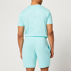 Ensembles T-shirts et shorts personnalisés imprimés pour hommes – Confortables, respirants, motif écossais de haute qualité – Vente en gros pour l'été - Product Image 2