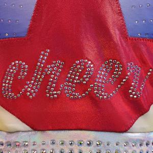 Falda de Uniforme de Porristas de Poliéster 100% Estampada de Alta Elasticidad para Competición Deportiva - Product Image 2