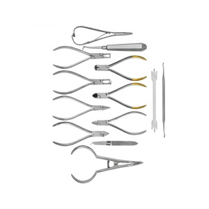 Juego de 13 Instrumentos de Ortodoncia de Acero Inoxidable con Fuente de Alimentación de Turbina, Calibrador Dental de Clase I - Product Image 2