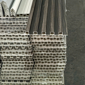 Modern WPC Wall Panels Dark Wood Grain Waterproof Indoor Decoration Contemporary Style Fast Installation Clips - Product Image 2