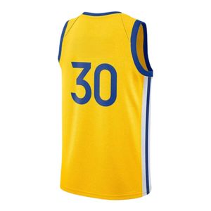 Maillot de basket-ball jaune et bleu pour hommes, uniforme d'équipe athlétique sans manches, vêtements de sport légers et respirants, pour entraînement et jeu - Product Image 2