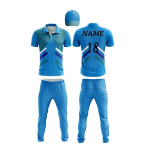 Uniforme de Cricket Personalizado con Impresión por Transferencia de Calor, Opción de Talla Grande, Transpirable, de Secado Rápido, 100% Poliéster, Elástico en Cuatro Direcciones - Product Image 3