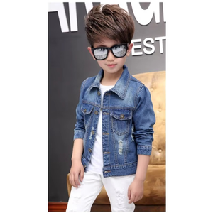 Nouvelles vestes en jean tendance 2026 pour filles, vestes en denim pour enfants, vestes pour bébés garçons, vêtements pour petits garçons, vêtements d'automne pour enfants - Product Image 3
