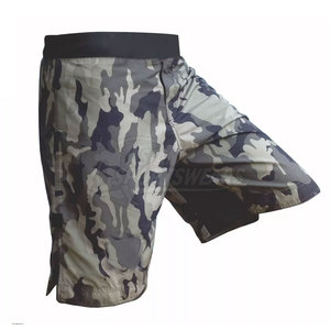 Shorts de sport MMA de style classique pour l'entraînement aux arts martiaux traditionnels, ajustement sécurisé, taille élastique, légers, respirants, séchage rapide - Product Image 2