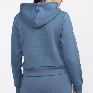 Latest Style Solid Color Women <b>Crop</b> <b>Top</b> <b>Hoodies</b> Wholesale Customized Women <b>Crop</b> <b>Top</b> <b>Hoodies</b> - Product Image 5