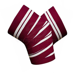 Fitness Knee <b>Wraps</b> for Gym Workout Support for Squats Strong <b>Stretch</b> Material Comfortable and Durable Use - Product Image 5