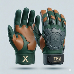 Guantes de Bateo de Béisbol para Zurdos, Personalizados, Tendencia 2026, Piel de Oveja, Puño Corto, Cierre de Gancho y Bucle, para Softbol, para Hombres Adultos - Product Image 5