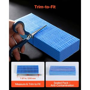 Filtro di Ricambio Singolo per Umidificatore per Contenitori per Sigari 50D/80D, Pad a Nido d'Ape 3D Multistrato - Product Image 6