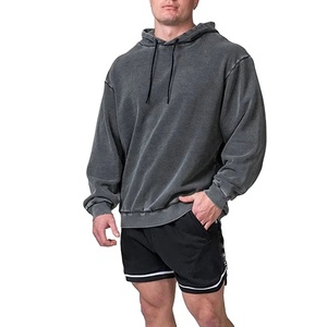 Sweat à capuche unisexe en molleton de coton épais 300g de haute qualité, coupe classique, avec logo personnalisé imprimé numériquement sur le devant, respirant - Product Image 1