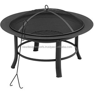 Brasero en fer forgé artisanal pour des soirées chaleureuses dans la cour - Product Image 6