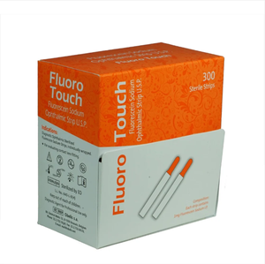 แผ่นฟลูออโรทัช ฟลูออเรสซีนโซเดียม สำหรับตรวจตา บรรจุ 100 แผ่น ขายดี - Product Image 2