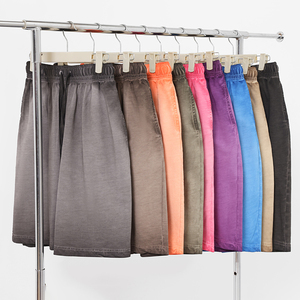 กางเกงขาสั้นลำลองสไตล์สปอร์ตสำหรับผู้ชาย ดีไซน์ย้อนยุค ระบายอากาศได้ดี สไตล์วิ่ง ทรงคาร์โก้ ผ้าฝ้าย 100% สไตล์ฮิปฮอป - Product Image 2