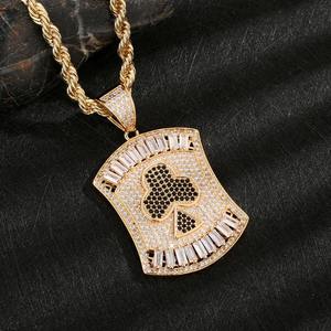 Colgante de Hip Hop de Moda, Chapado en Oro de 14K, Colgante Personalizado de Latón, Collar de Joyería Exquisita, Colgante de Lujo - Product Image 2