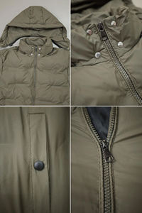 Men's Winter Puffer Jacket Hooded <b>Warm</b> Quilted Parka Coat Thickened Windproof Outdoor Outerwear Casual Padded Jacket Wholesale - Product Image 3