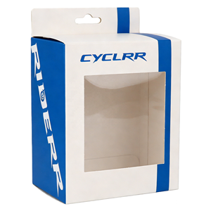 Boîte d'emballage en papier personnalisée à suspendre à la fenêtre avec feuille plastique transparente, matériaux recyclés et gaufrage pour la vente au détail - Product Image 2