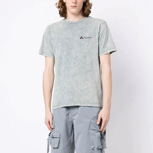 Camiseta de Manga Corta para Hombre, Corte Regular, Transpirable, Ecológica, 100% Algodón Tejido, Cuello Redondo, Estilo Casual Urbano, Venta al Por Mayor - Product Image 3