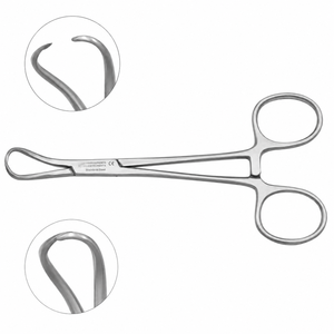 Pinza Quirúrgica para Sujeción de Huesos, Set Ortopédico de 7 Pulgadas, Acero Inoxidable Dentado, Manual, con Certificación CE - Product Image 1
