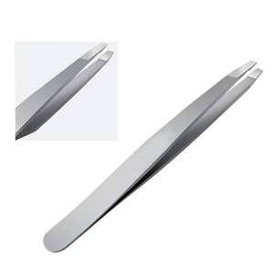 Pinza Automática para Cejas con Resorte, de Acero Inoxidable, Retráctil, Ecológica, con Punta Inclinada, Depiladora Profesional - Product Image 4