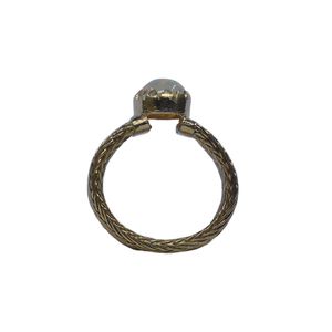 Wedding Wear 925 Sterling Silver <b>Gold</b> Plated Jewelry <b>Opal</b> Gemstone Women Wear Classic <b>Ring</b> - Product Image 3