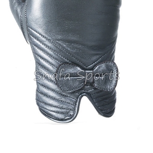 Gants d'hiver élégants pour le cyclisme, de qualité supérieure, confortables, en cuir d'agneau Cabretta - Product Image 4
