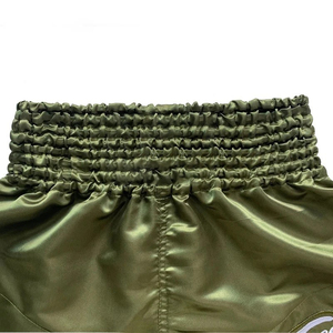 Shorts de performance pour hommes, Muay Thai, satin, taille élastique, entraînement, gym, kickboxing, légers, imprimés colorés, top Muay Thai martial - Product Image 3