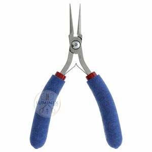 Pince à bec effilé dentelée, manche standard, outil manuel de précision pour la fabrication de bijoux, en acier inoxydable durable et léger, vente en gros OEM - Product Image 5