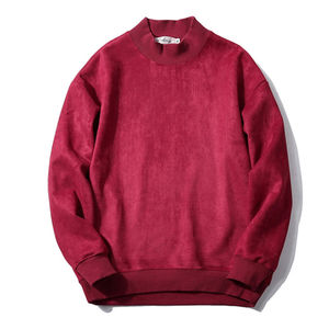 Sudadera de cuello redondo 100% algodón, personalizada, lisa, extragrande, de forro polar, unisex, básica, para primavera, con MOQ bajo - Product Image 5