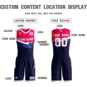 ชุดบาสเก็ตบอล ชุดทีม ชุดกีฬา โลโก้สั่งทำ OEM พิมพ์ลายแบบ Sublimation ชื่อทีมสั่งทำ ผ้าระบายอากาศ ชุดยูนิฟอร์ม - Product Image 4