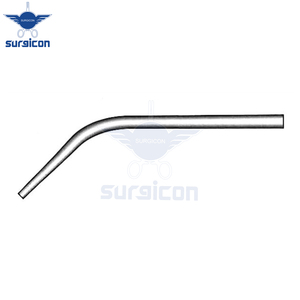 Tube d'aspiration, tube soufflant, diamètre 2,5 mm, acier inoxydable, instrument chirurgical d'aspiration pour ORL, microchirurgie, aspiration médicale - Product Image 5