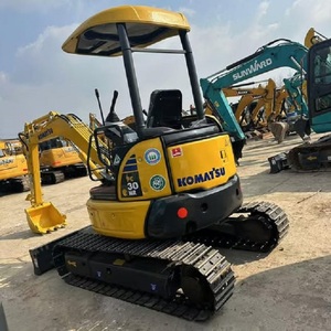 Excavadora de alto rendimiento de 3.5 toneladas, miniexcavadora pequeña sobre orugas para excavación, construcción, trabajo agrícola, motor potente - Product Image 1