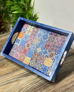 Top Quality Artisan Wooden <b>Storage</b> <b>Tray</b> Handmade for Use in Dining, Kitchen, and Office Decor Available at Bulk Quantity - Product Image 1