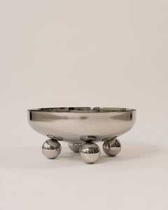 Frutero de Acero Inoxidable Plateado en Forma de Barco, Centro de Mesa con Borde Curvo, Plato Decorativo Moderno para Mesa, Recipiente Decorativo para el Hogar - Product Image 3