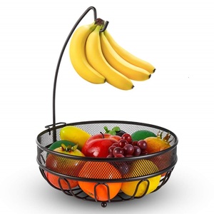 Cesta de Almacenamiento de Frutas con Diseño Geométrico para Decoración de Mesa, Nuevo Producto Elegante y de Alta Calidad, Cesta Metálica para Almacenamiento de Alimentos - Product Image 6